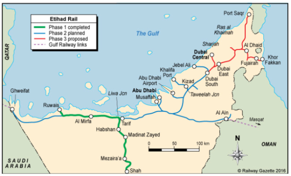 Etihad Rail Development Phases 