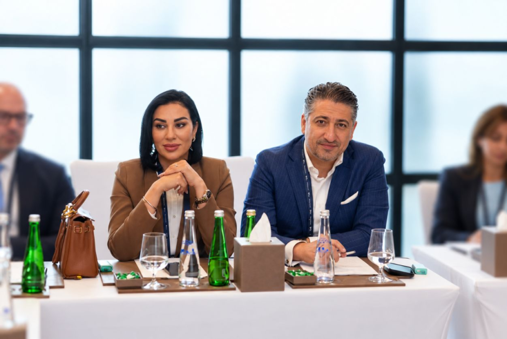 Malika Al Mellouki and Ahmad Saidali in the private boardroom, ALTInvest 2026